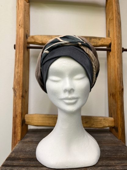 boho turban 3045-4032 anthracite