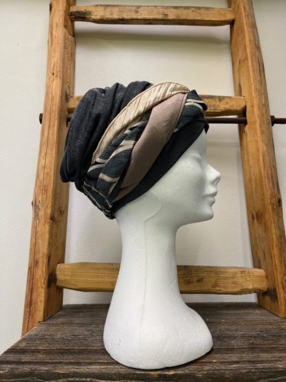 boho turban 3045-4032 anthracite – Image 2