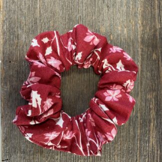 chouchou Bordeau et rose