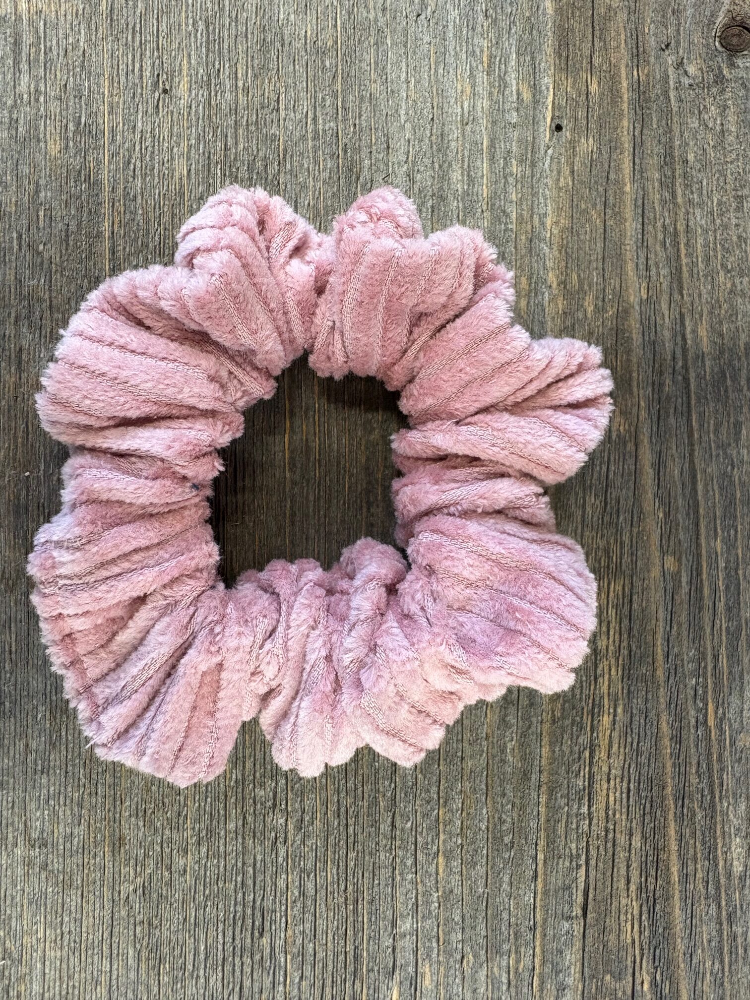 chouchou rose velour