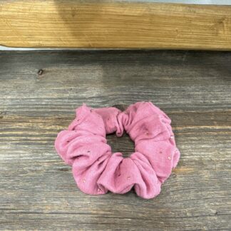 chouchou rose avec du doré