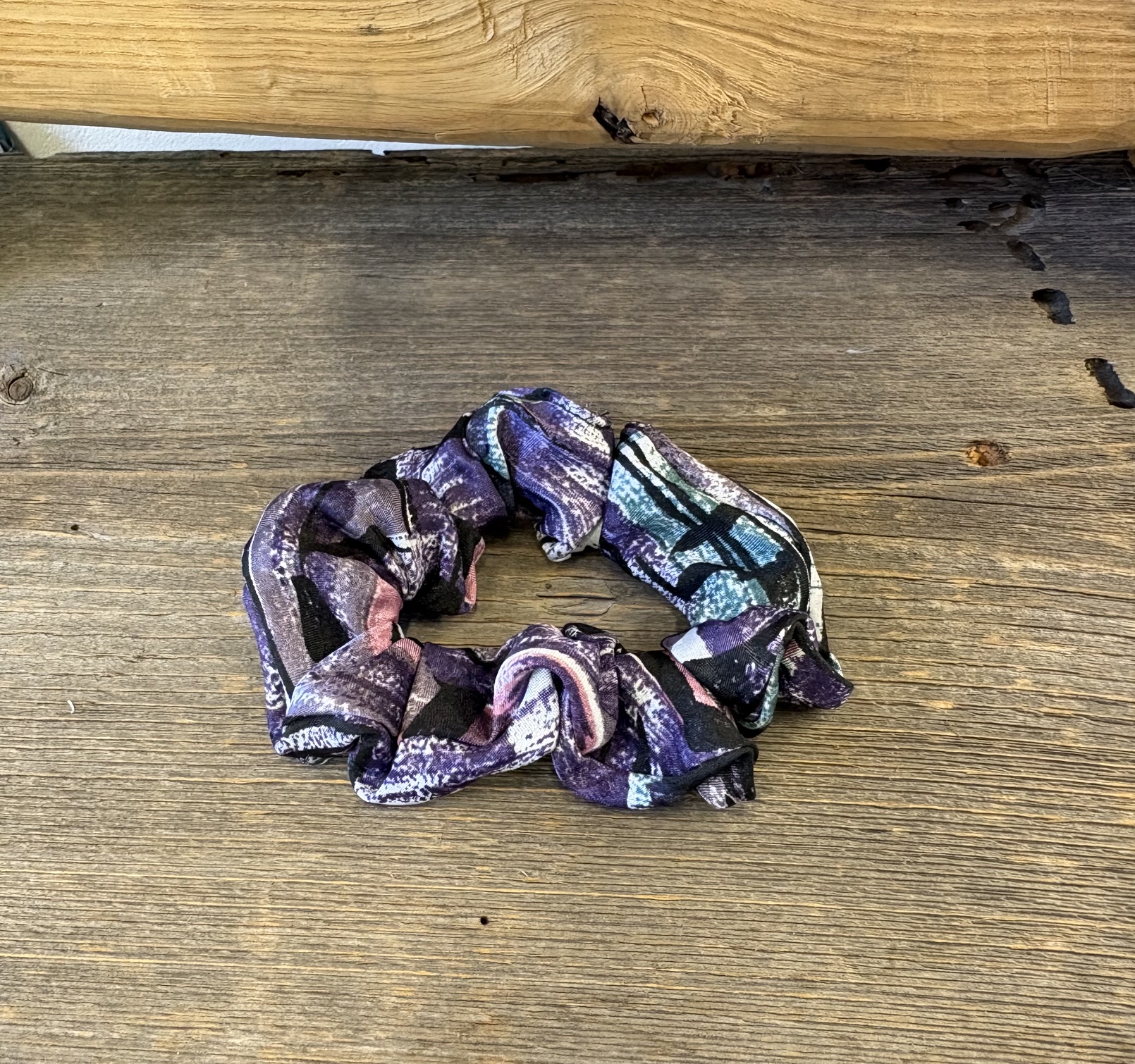 chouchou multicolor violet
